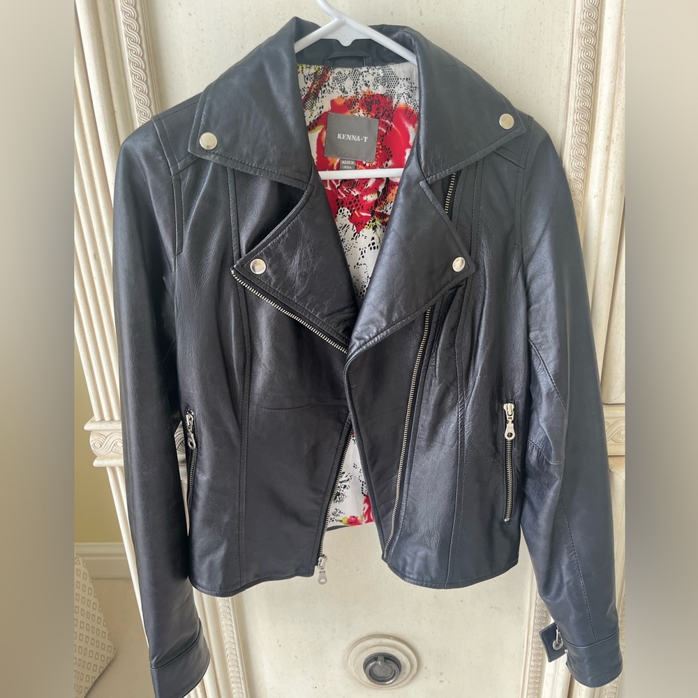 Kenna-T real leather jacket